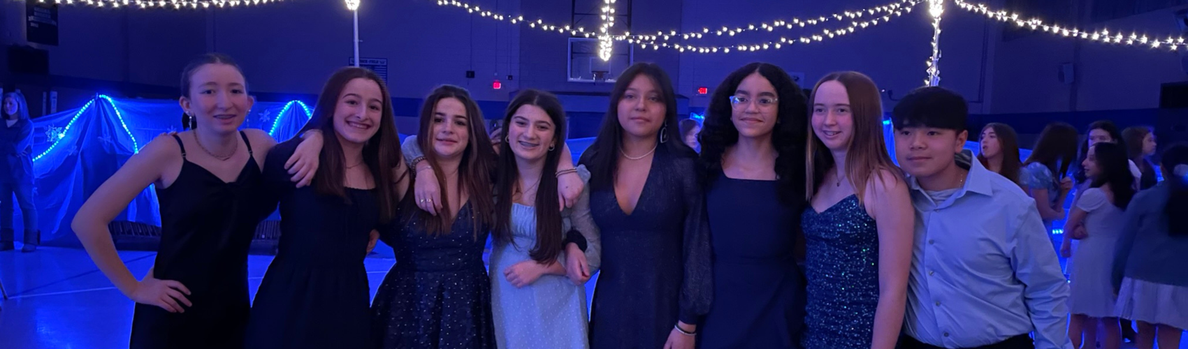 Guardian Angels Regional School students at a middle school dance