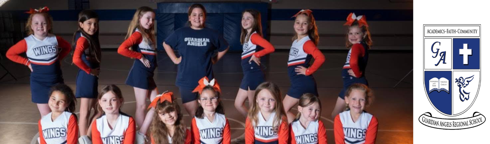 Cheerleaders at Guardian Angels